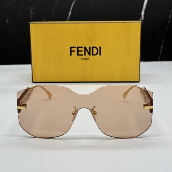 NEW FENDI GOLD PINK WOMEN SUNGLASSES FENDI FE40067U 30S main image 13